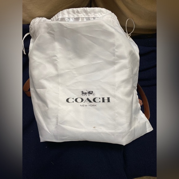 Coach Kenley Backpack - Legacy Khaki Signature Multicolor Stripe Backpack - Picture 7 of 8